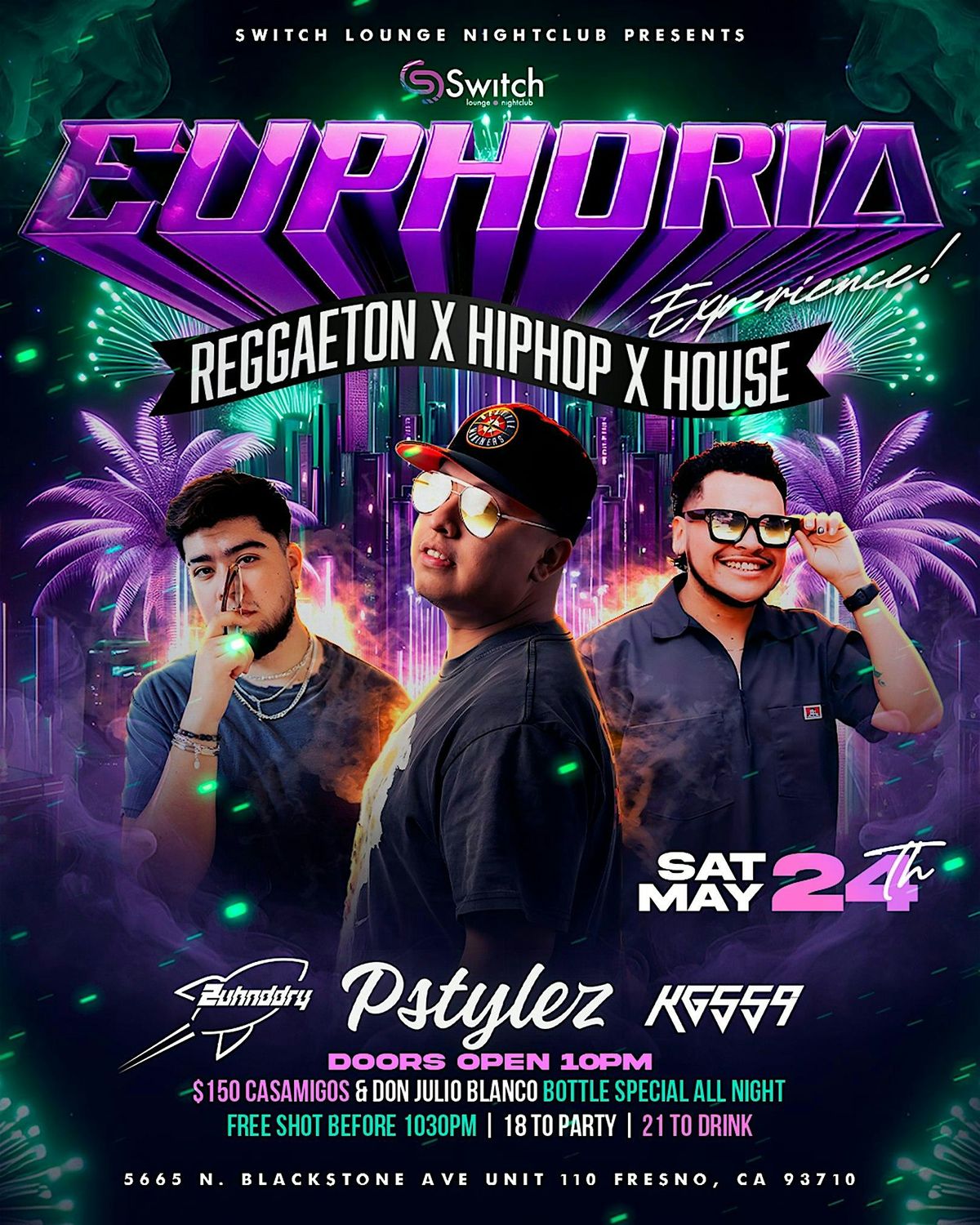 EUPHORIA, 24 May | Event in Fresno | AllEvents