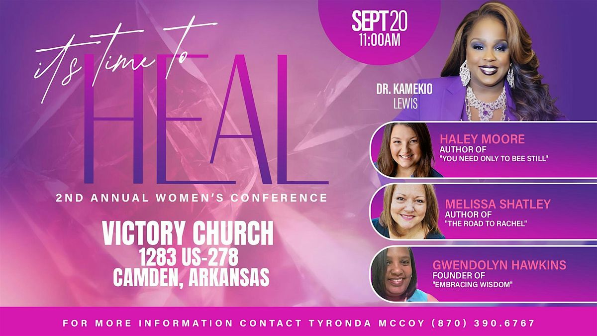It's Time to Heal 2nd Annual Women's Empowerment Conference, 20 September | Event in Camden | AllEvents