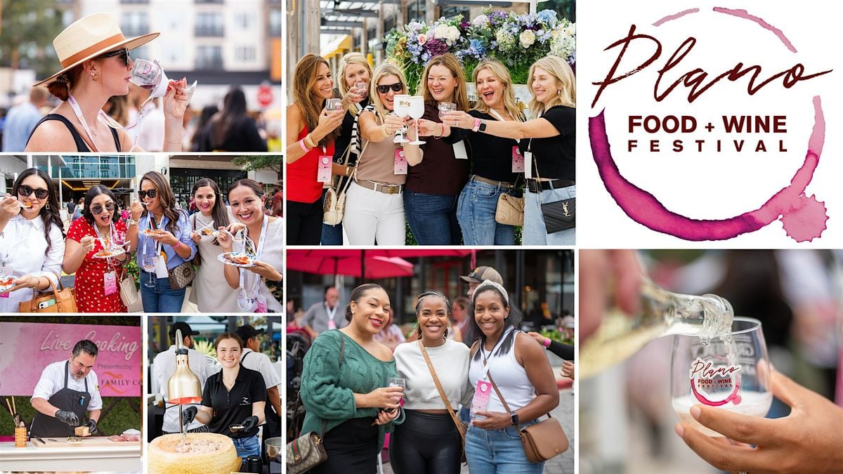 Plano Food + Wine Festival Presented by Kroger Delivery, 1 November | Event in Plano | AllEvents