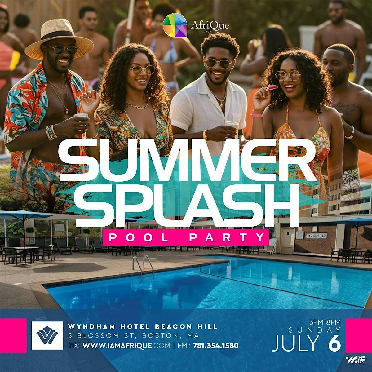 Summer Splash Pool Party | Wyndham Hotel Beacon Hill, 6 July | Event in Boston | AllEvents
