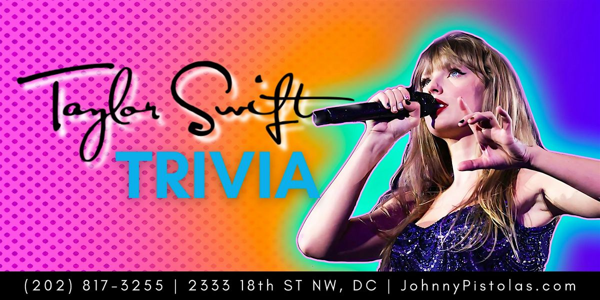 Taylor Swift Trivia, 30 July | Event in Washington | AllEvents