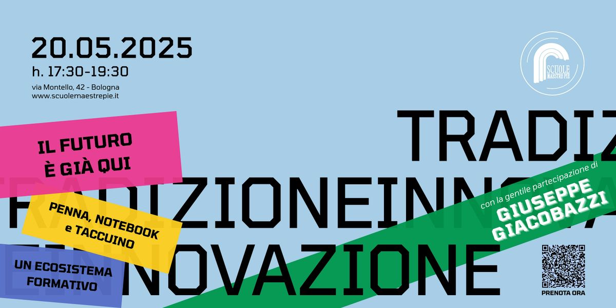 IL FUTURO È GIÀ QUI - Penna, notebook e taccuino: un ecosistema formativo | Event in Bologna | AllEvents