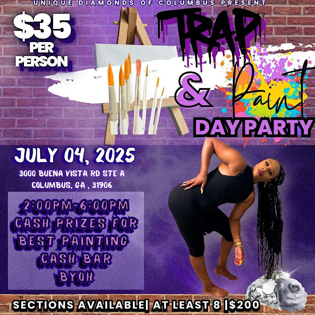 Trap and paint, 4 July | Event in Columbus | AllEvents