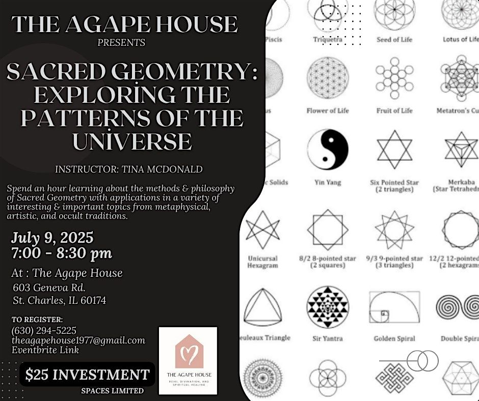 Sacred Geometry: Exploring the Patterns of the Universe, 9 July | Event in St. Charles | AllEvents