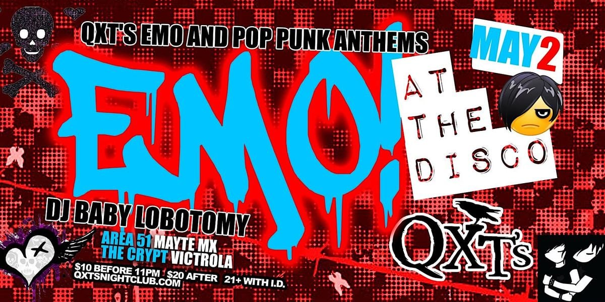 EMO! at the disco, 2 May | Event in Newark | AllEvents