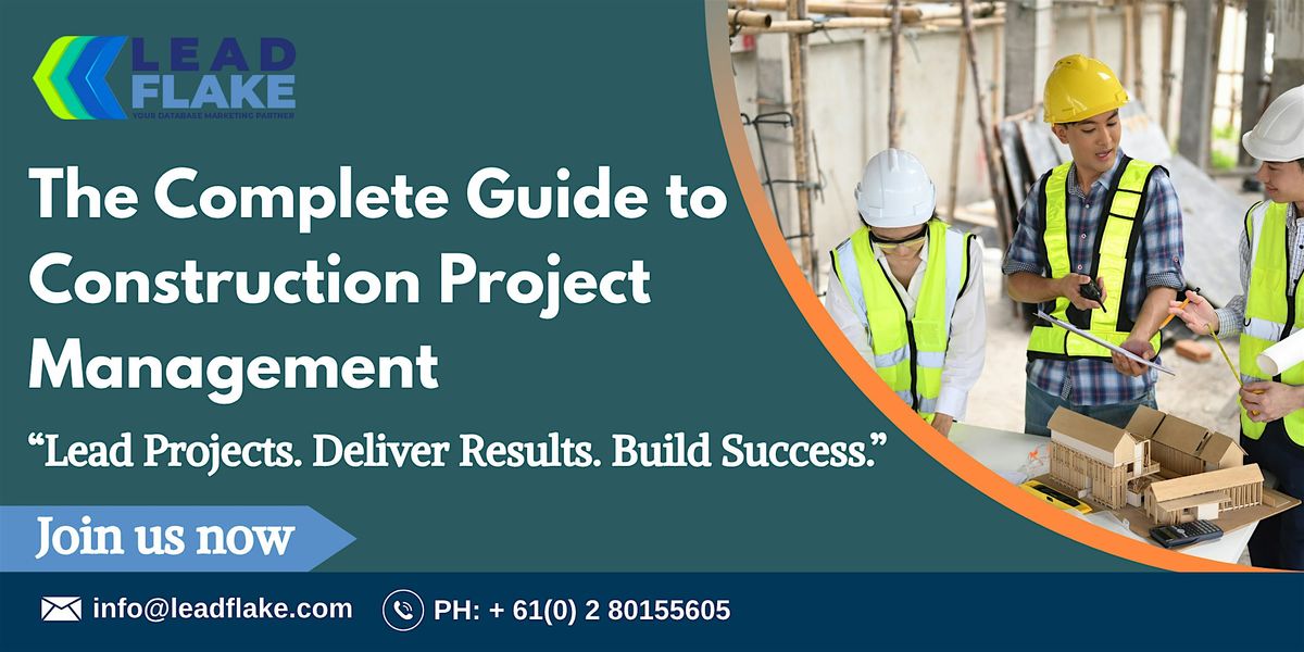 Construction Project Manager Workshop in Ipoh, 14 July | Event in Ipoh | AllEvents