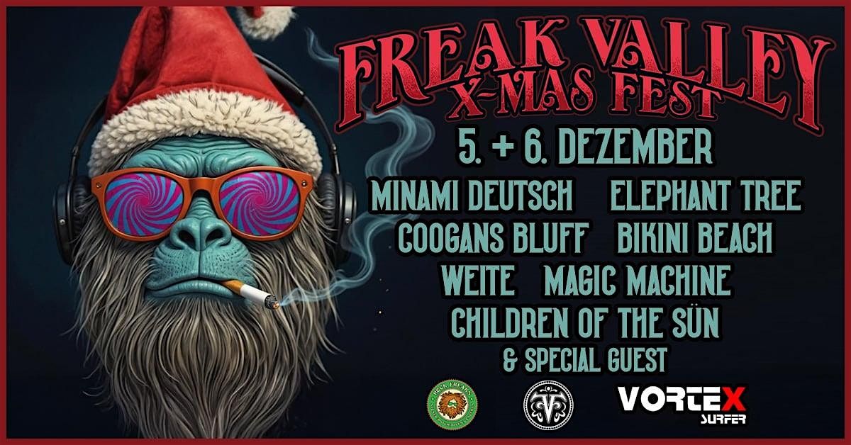 Freak Valley X-Mas Fest - Minami Deutsch + Elephant Tree + Coogans Bluff, 5 December | Event in Siegen | AllEvents