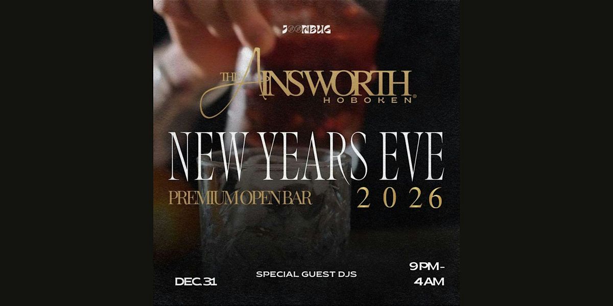 Ainsworth Hoboken NYE 26 HOB, 31 December | Event in Hoboken | AllEvents