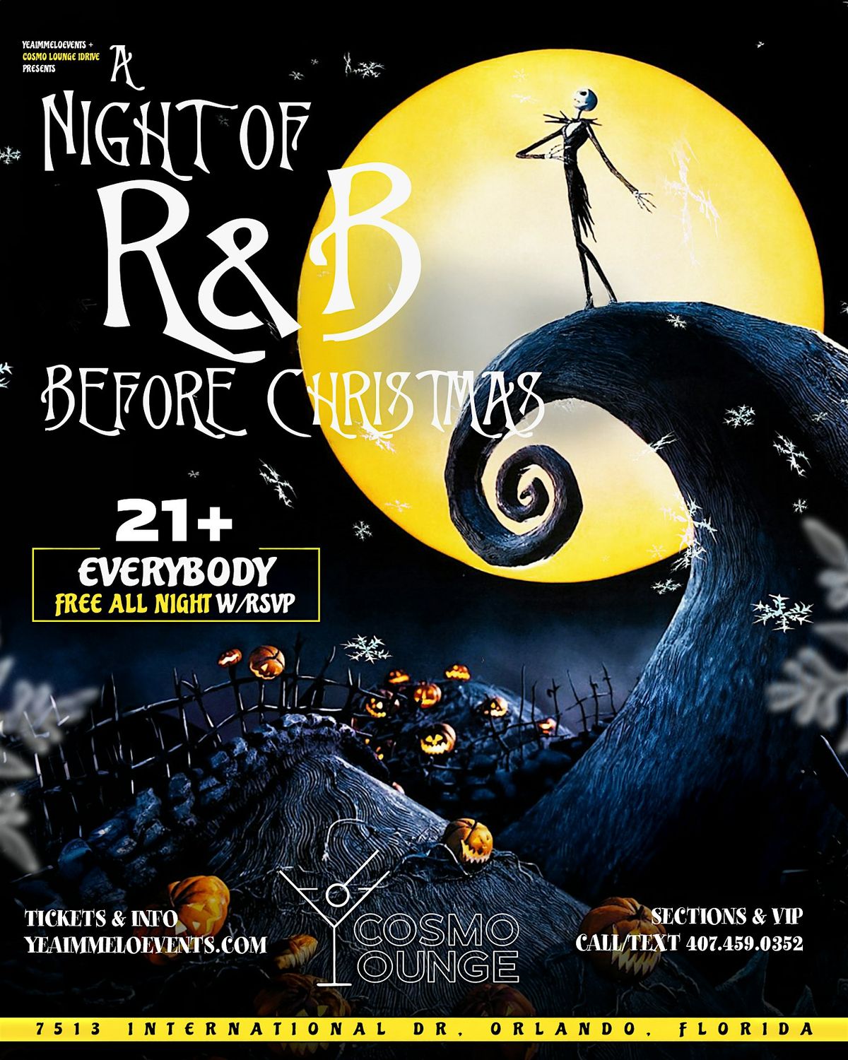 A Night Of R&B Before Christmas - Cosmo Lounge iDrive, 24 December | Event in Orlando | AllEvents