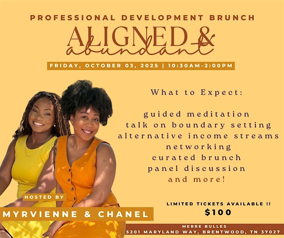 Aligned & Abundant: A Brunch Gathering for Healers on the Rise, 3 October | Event in Brentwood | AllEvents