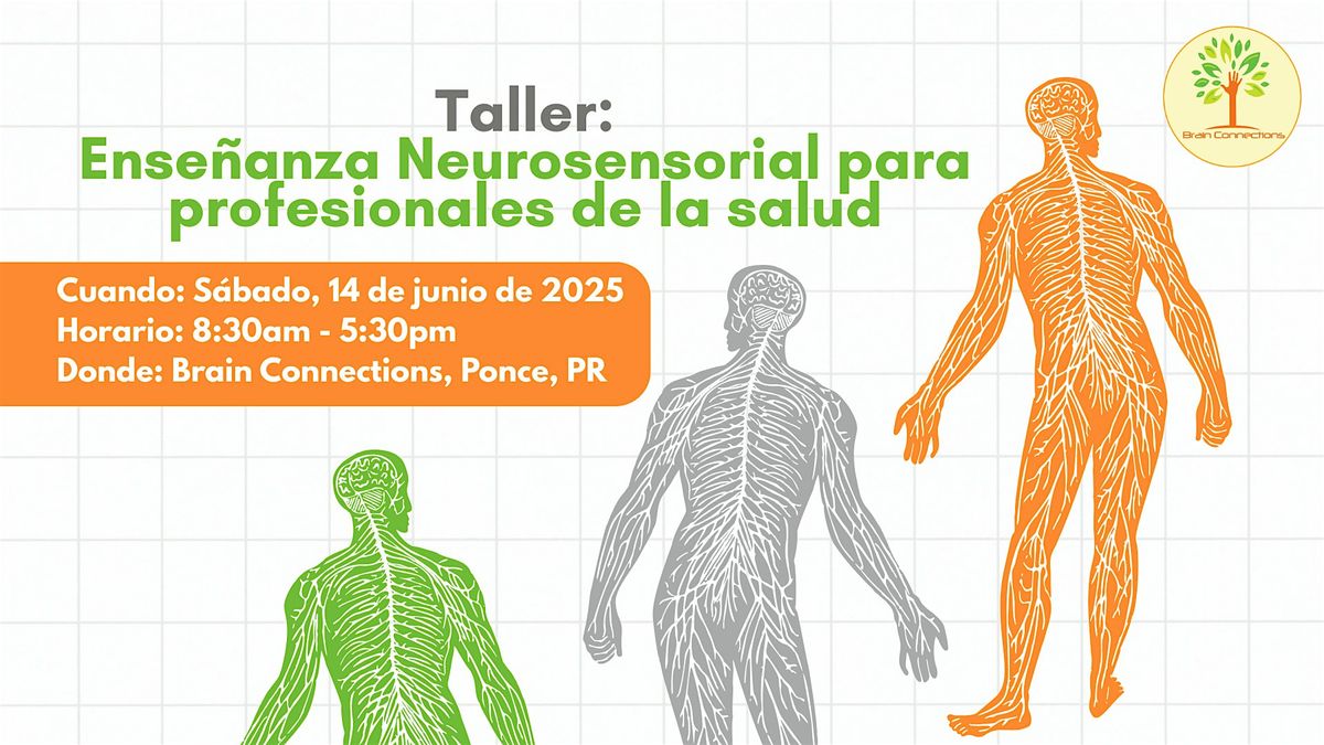 Taller: Enseñanza Neurosensorial para profesionales de la salud, 14 June | Event in Ponce | AllEvents