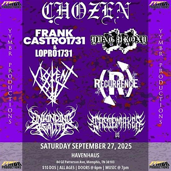 YYMBR PRODUCTIONS: Mayhem in Memphis, 27 September | Event in Memphis | AllEvents