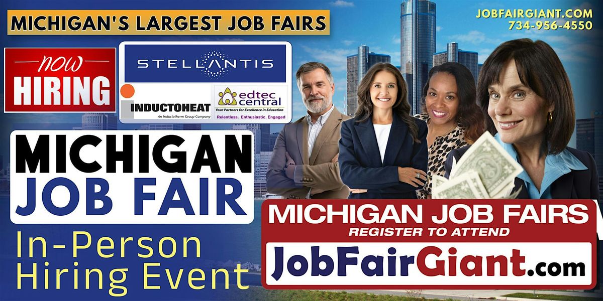 Troy Michigan Job Fair, 20 August | Event in Southfield | AllEvents