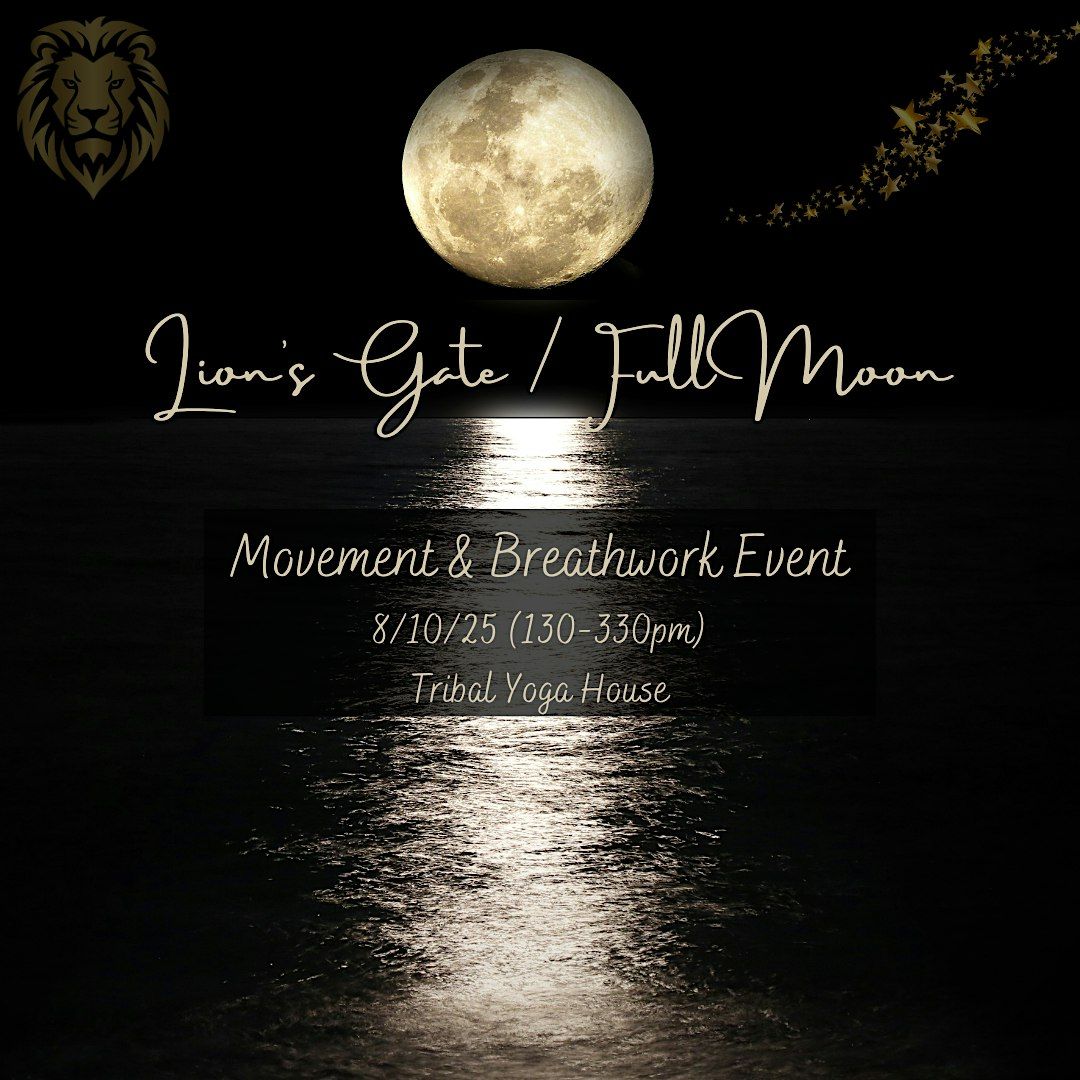 Lion's Gate / Full Moon Movement & Breathwork Event, 10 August | Event in Dallas | AllEvents
