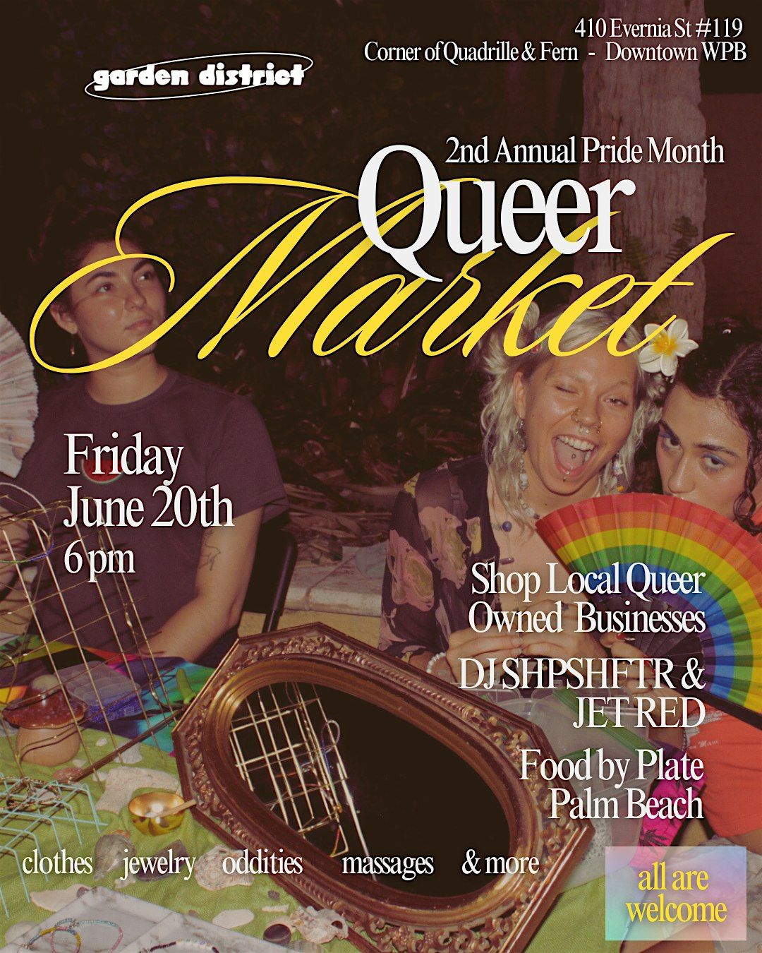 2nd Annual Pride Month Queer Market, 20 June | Event in West Palm Beach | AllEvents