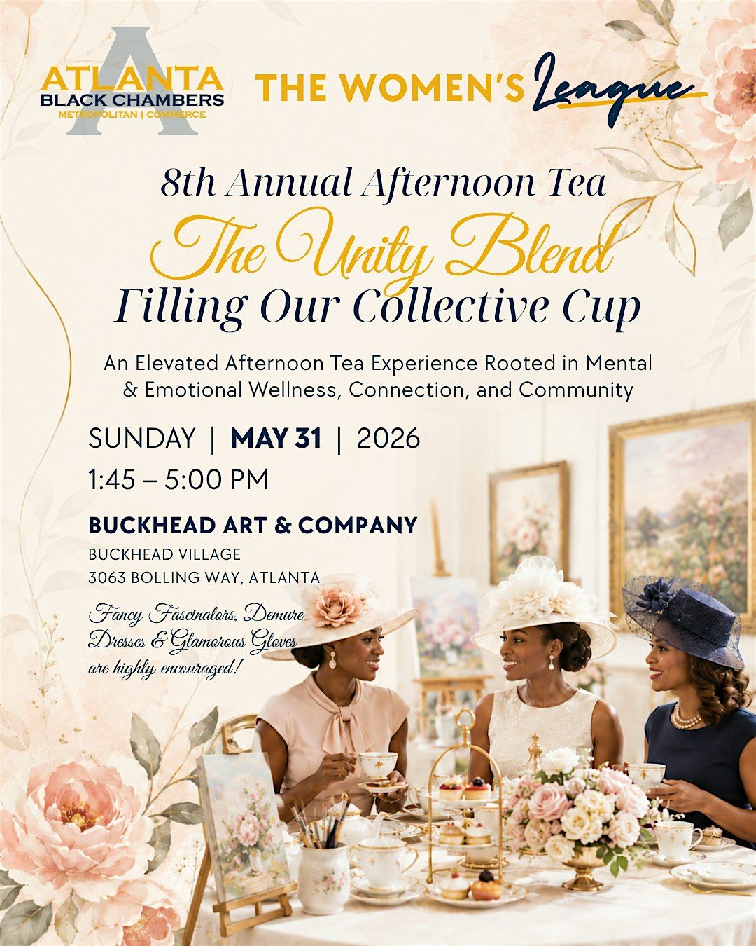 Women's League 8th Annual Afternoon Tea: The Unity Blend in Atlanta ...