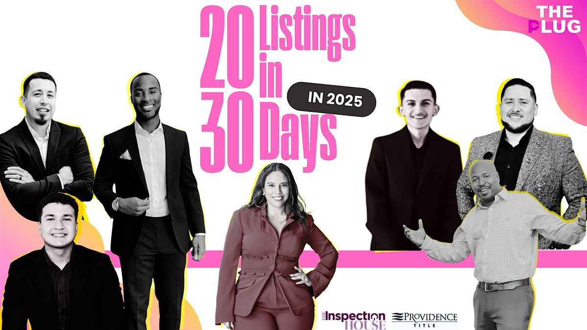 20 Listings in 30 Days Online Playbook, 23 May | Event in Dallas | AllEvents