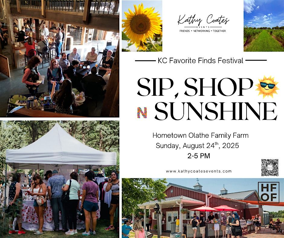 Sip Shop ~N~ Sunshine, 24 August | Event in Olathe | AllEvents