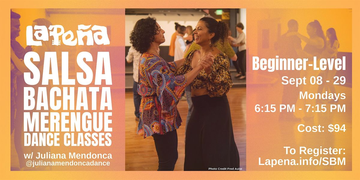 Beginners Salsa, Bachata & Merengue Dance Class Series (Sept 08 - 29), 8 September | Event in Berkeley