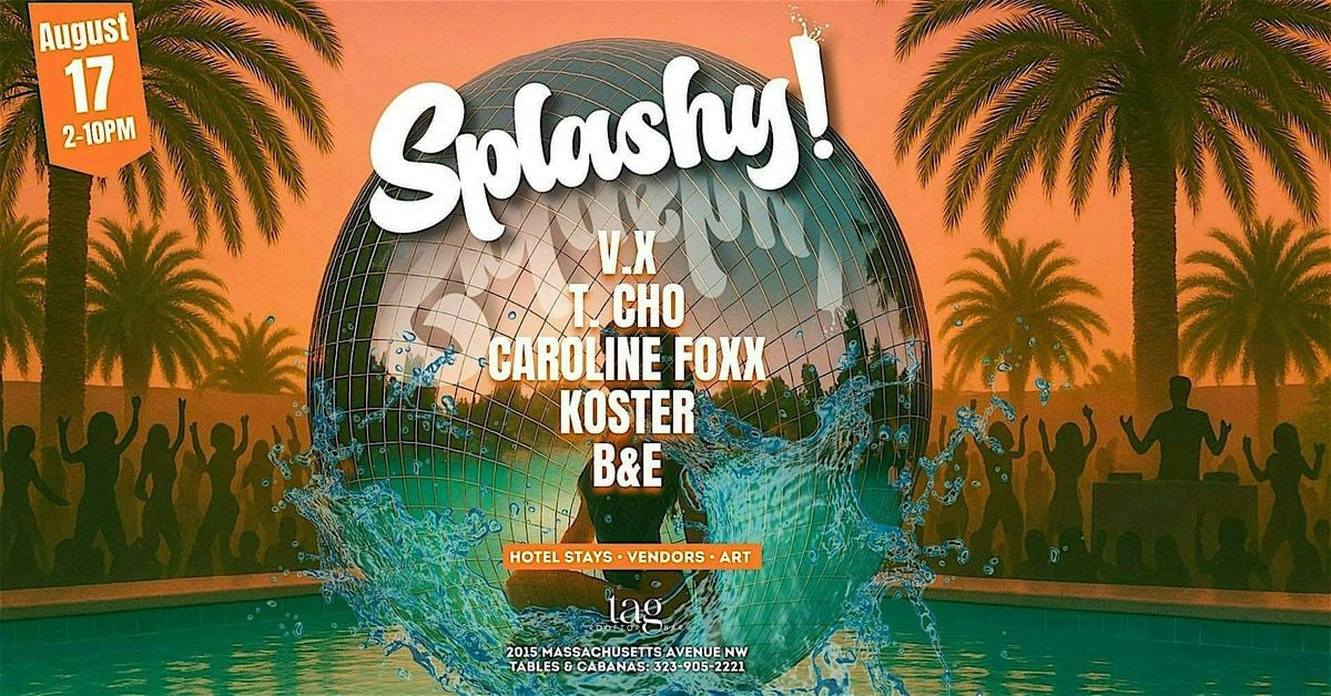 Splashy! Sundays Pool Party, 17 August | Event in Washington | AllEvents