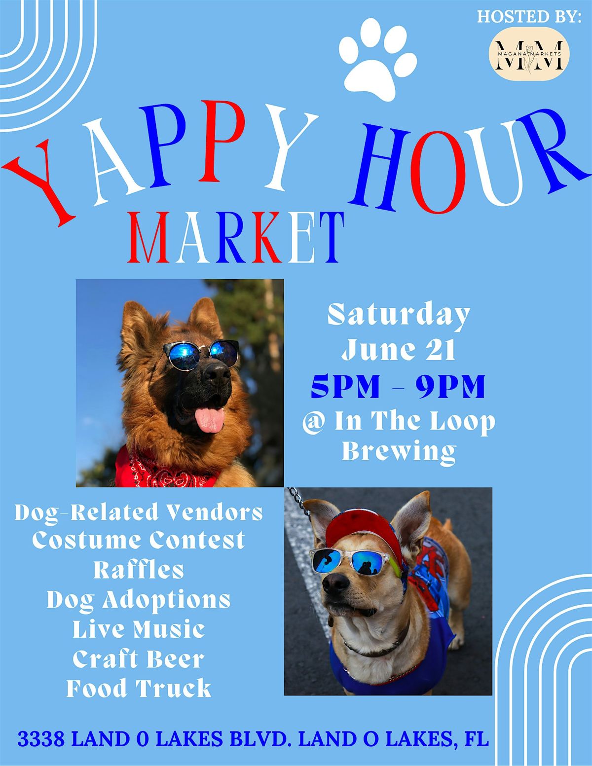 Yappy Hour Dog Market, 21 June | Event in Land O' Lakes | AllEvents