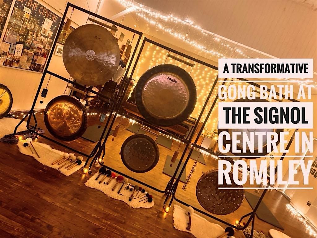 7.30pm Gong Bath at The Signol Centre, Romiley. £17, 9 October | Event in Romiley | AllEvents