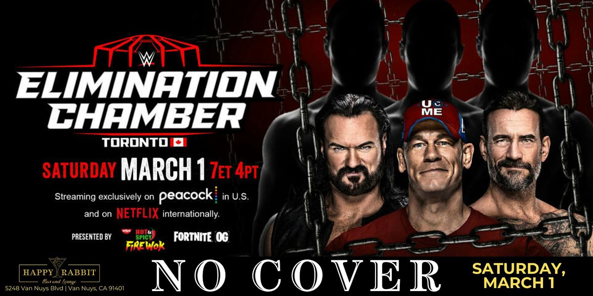 WWEs Elimination Chamber 2025 Viewing Party, Happy Rabbit Bar and