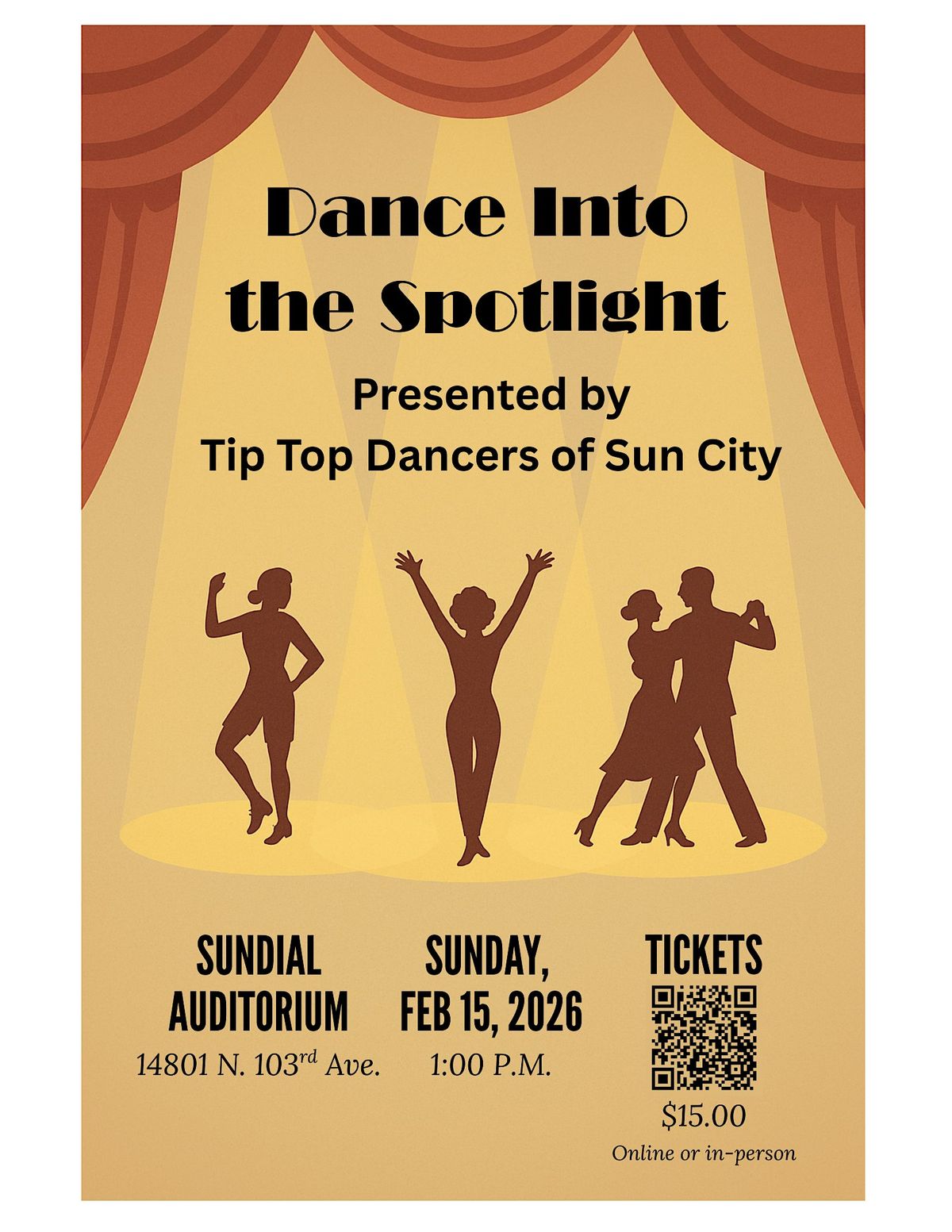 Dance Into the Spotlight! Tip Top Dancers 41st Annual Variety Show, 15 February | Event in Sun City | AllEvents
