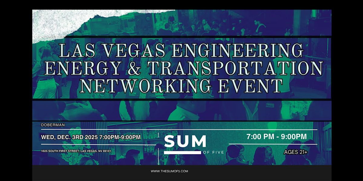 Las Vegas Engineering, Energy & Transportation, 3 December | Event in Las Vegas | AllEvents