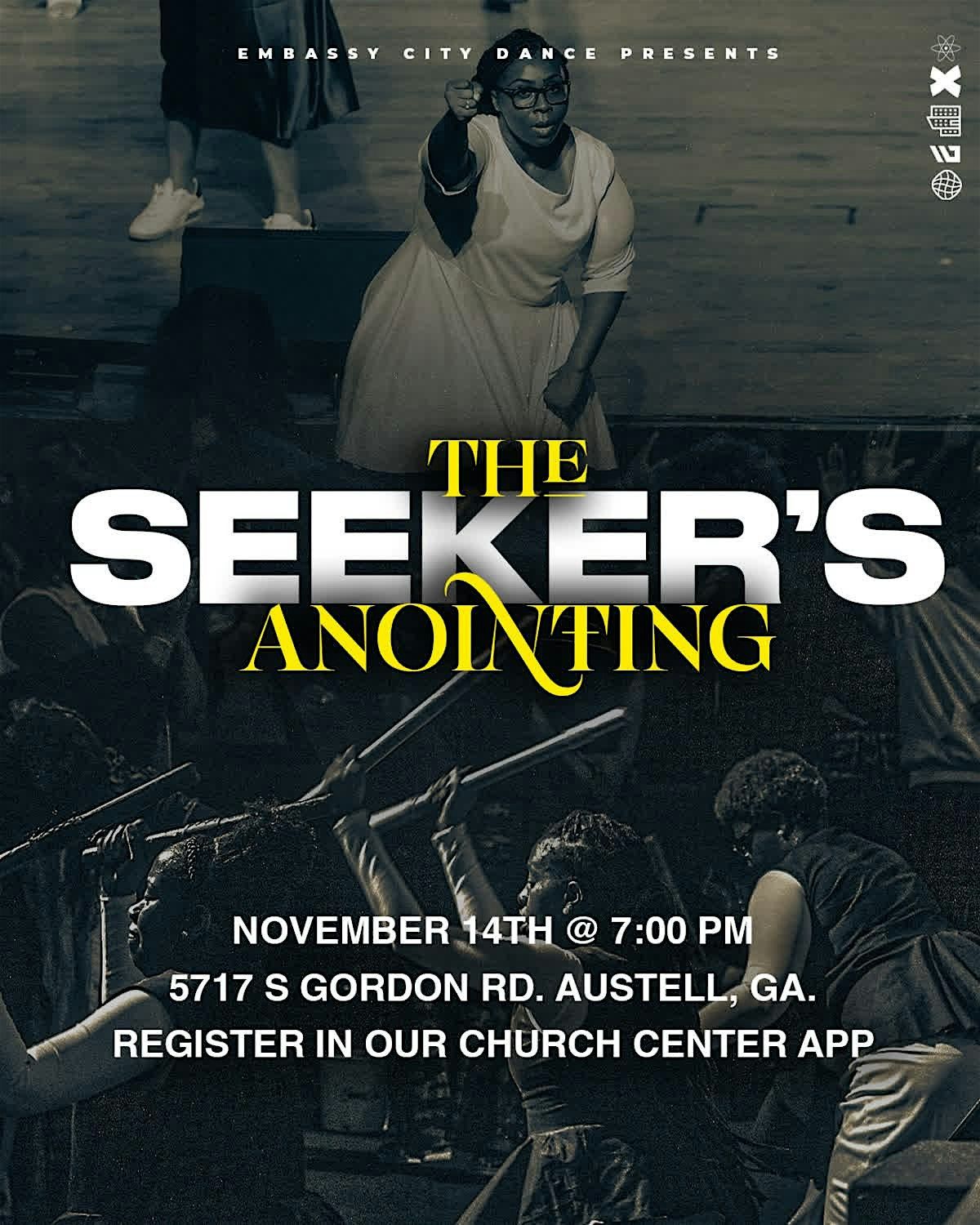 Embassy City Dance Presents The Seeker's Anointing, 14 November | Event in Austell | AllEvents