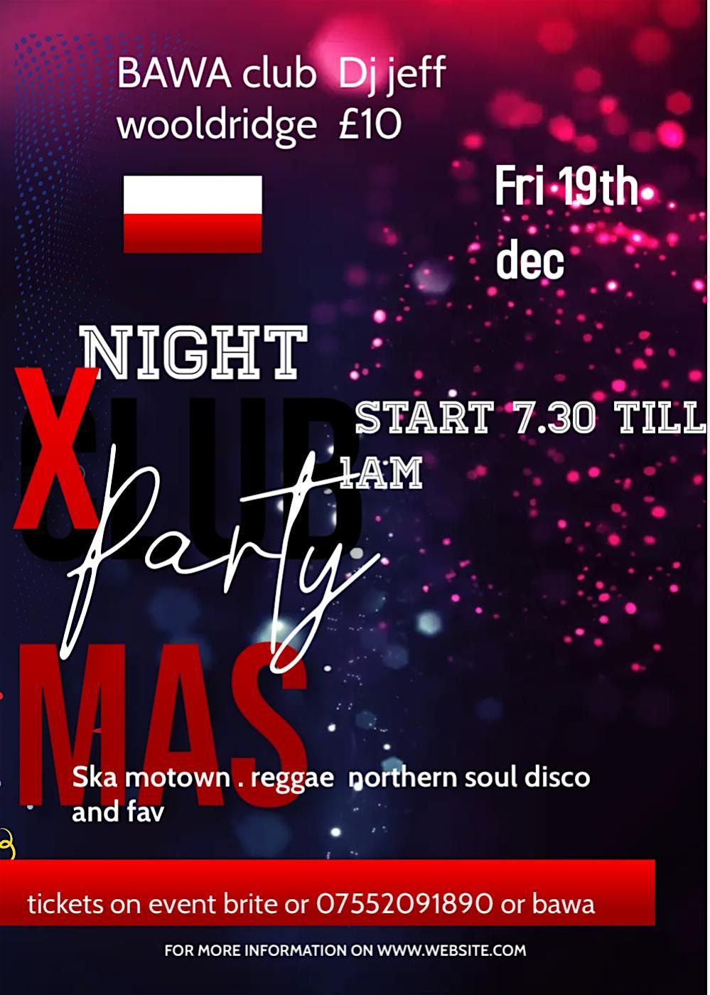 Retro Christmas party 19th Dec Bawa club dj Jeff Wooldridge, 19 December | Event in Filton | AllEvents