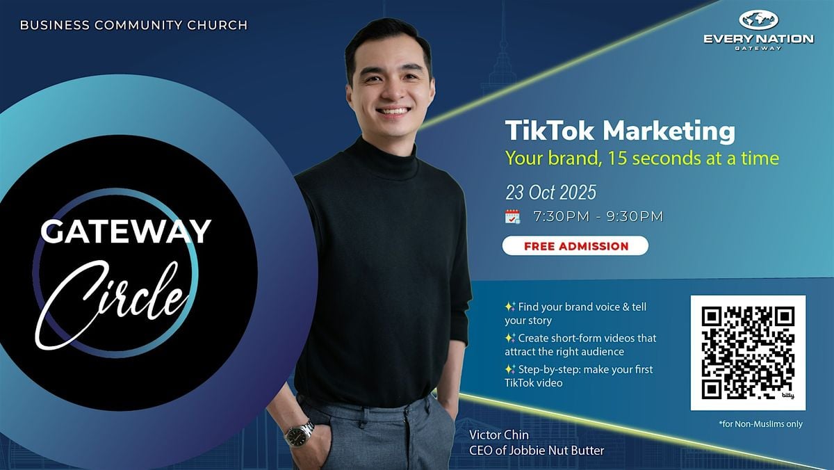 TikTok Marketing - Your Brand, 15 Seconds at a Time, 23 October | Event in Kuala Lumpur | AllEvents