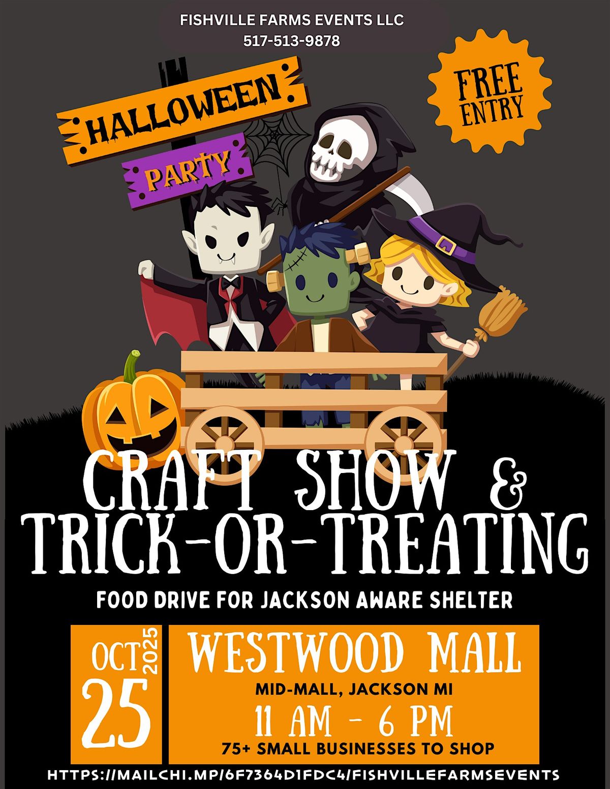 HALLOWEEN CRAFT SHOW SHOPPING EVENT & FREE INDOOR TRICK-OR-TREATING!, 25 October | Event in JACKSON | AllEvents