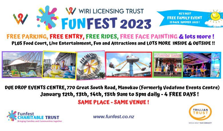 FUNFEST 2023, Due Drop Events Centre, Auckland, January 12 2023 FUNFEST 2023, Due Drop Events Centre, Auckland, January 12 2023