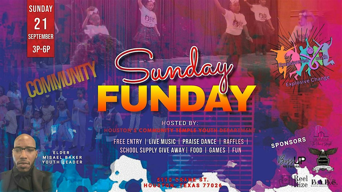 SUNDAY FUNDAY, 21 September | Event in Houston | AllEvents