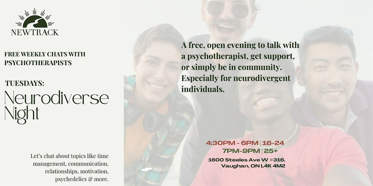 FREE Social Drop-in Tuesday Nights- Neurodiverse Focused (Vaughan Location) | Event in Vaughan | AllEvents