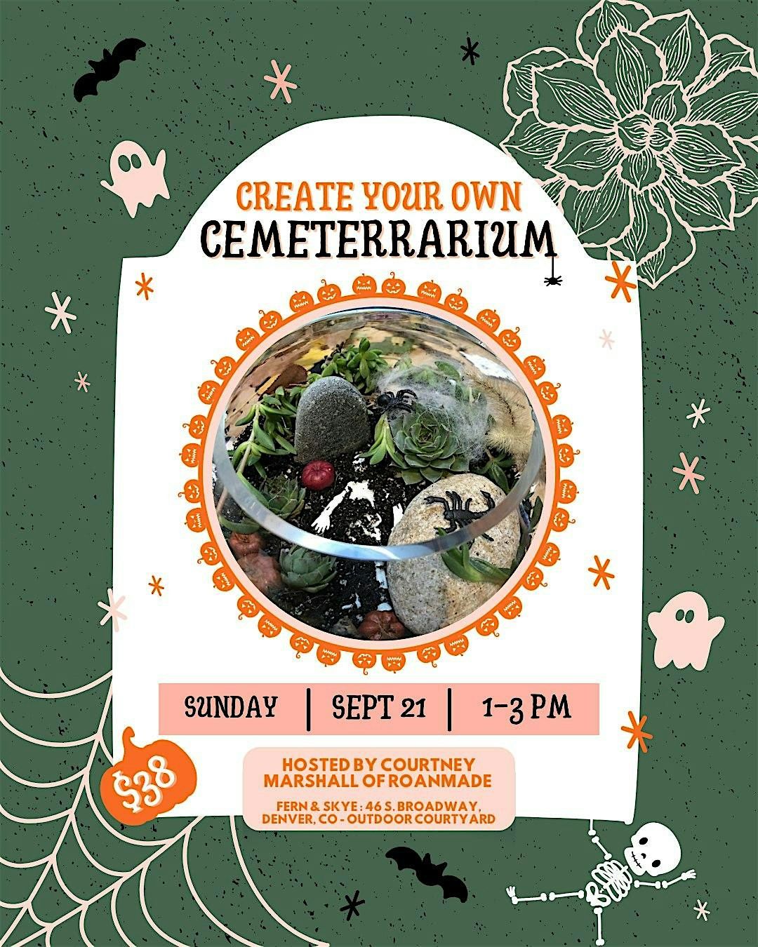 Create your own Cemeterrarium! @ Fern&Skye Gallery (South Broadway), 21 September | Event in Denver | AllEvents
