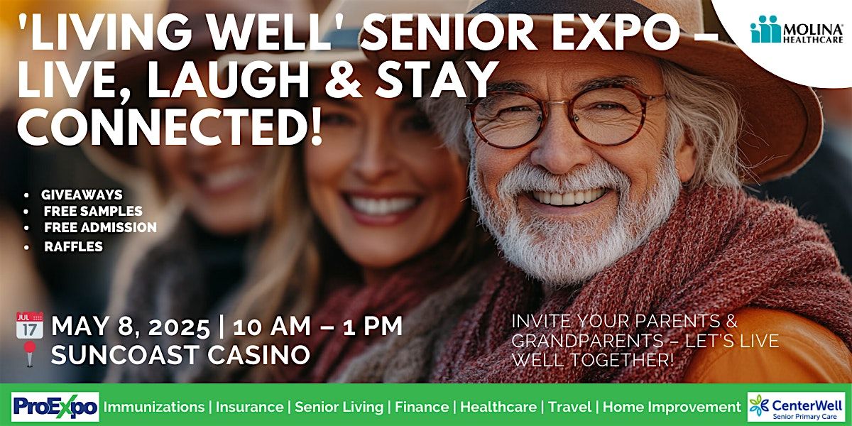 LivingWell Senior Expo at Suncoast Casino, 8 May | Event in Las Vegas | AllEvents