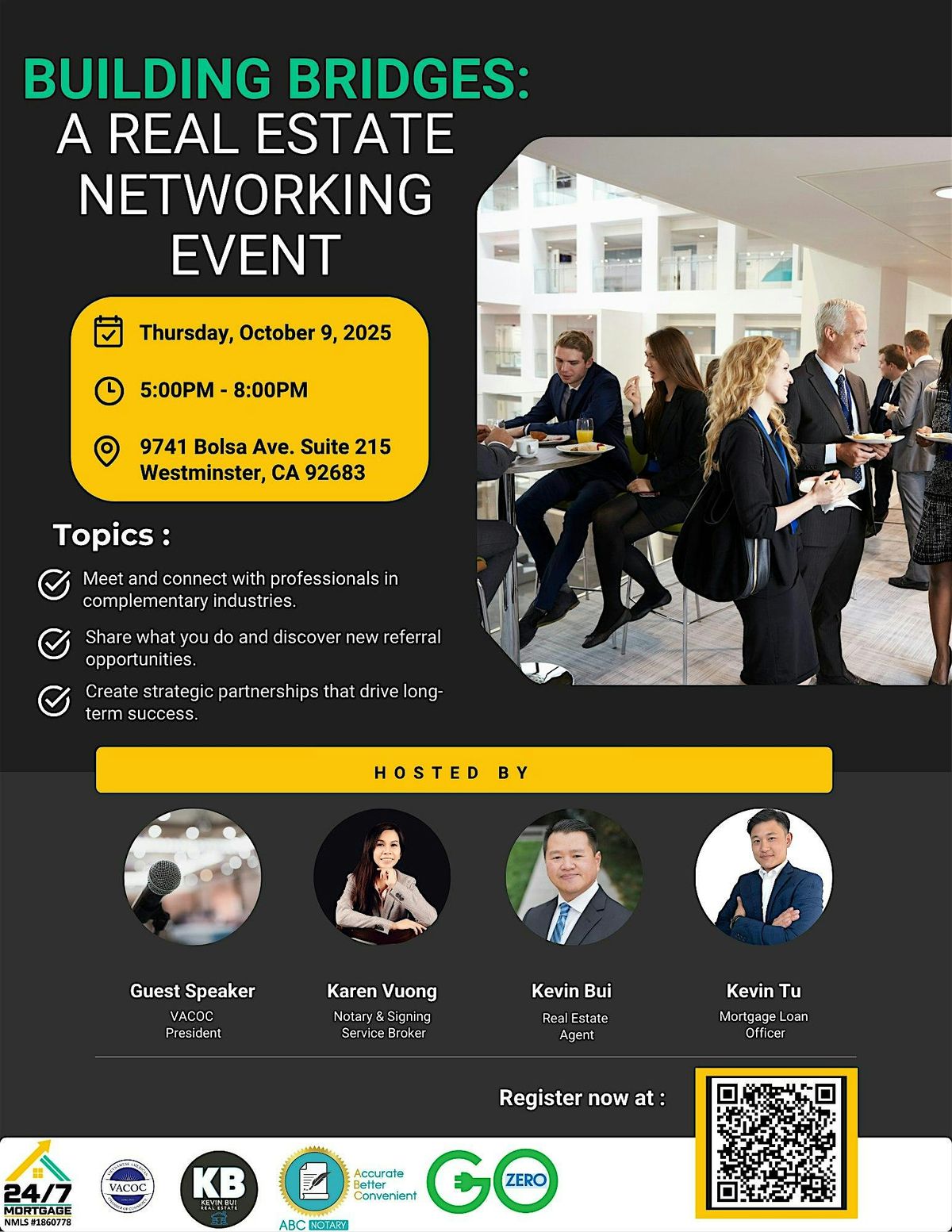 Building Bridges: A real estate networking event, 9 October | Event in Westminster | AllEvents