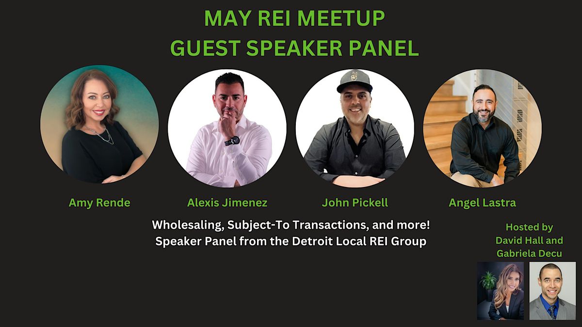 May REI Meetup, 29 May | Event in Lansing | AllEvents