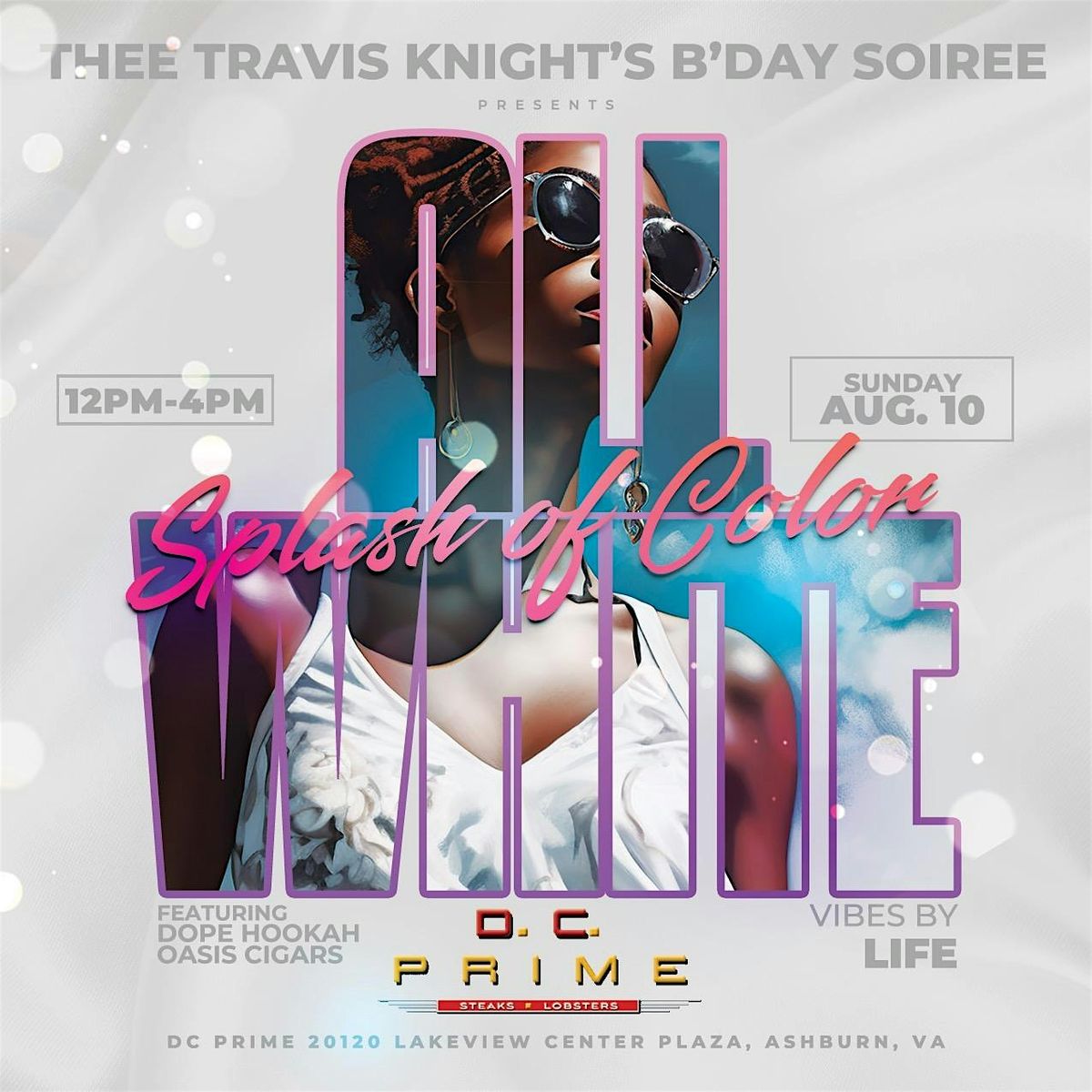 Good Feels LEO TAKEOVER All White with a splash of color Day Party, 10 August | Event in Ashburn | AllEvents