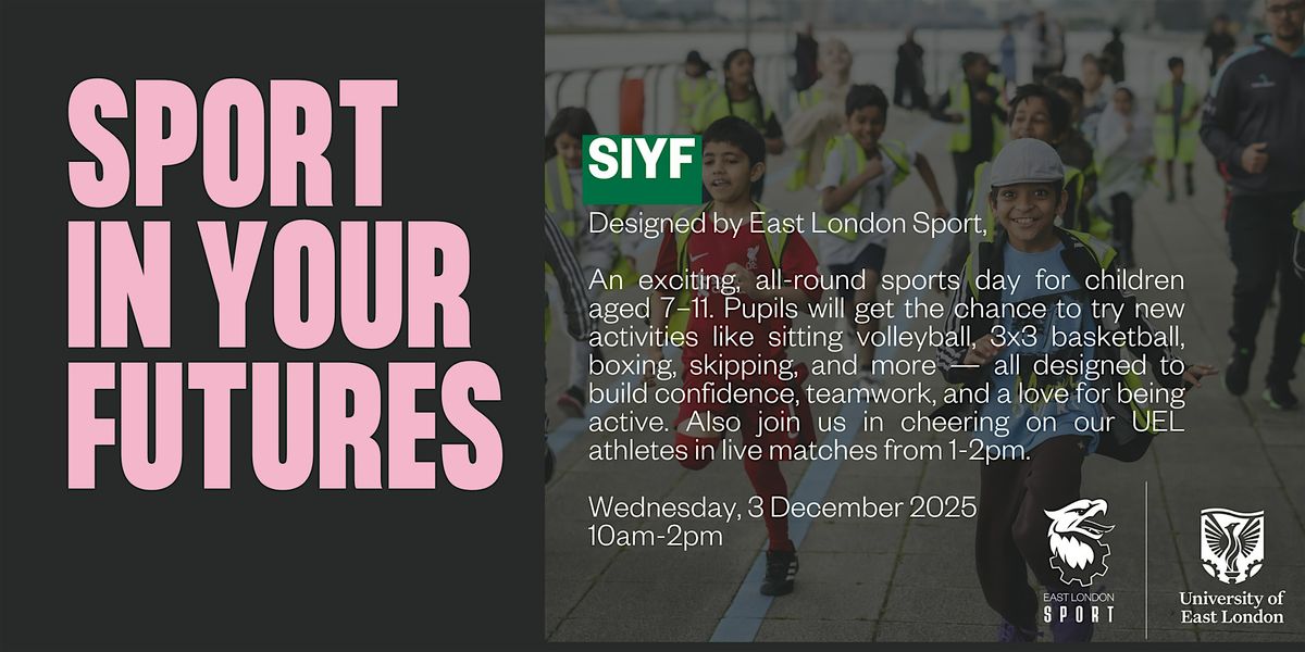 SIYF, 3 December | Event in London | AllEvents