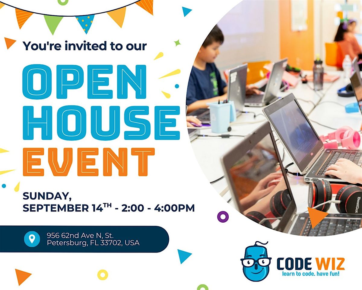 School’s In, Code is On! Explore, Learn & Play – Free Open House!, 14 September | Event in St. Petersburg