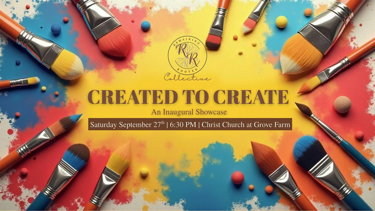 Created to Create: A Showcase by Remaining Rooted Collective, 27 September | Event in Sewickley | AllEvents