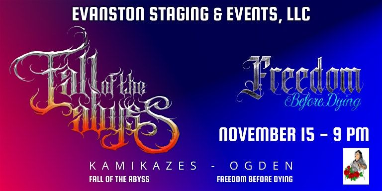 Fall of The Abyss At Kamikazes, 15 November | Event in Ogden | AllEvents