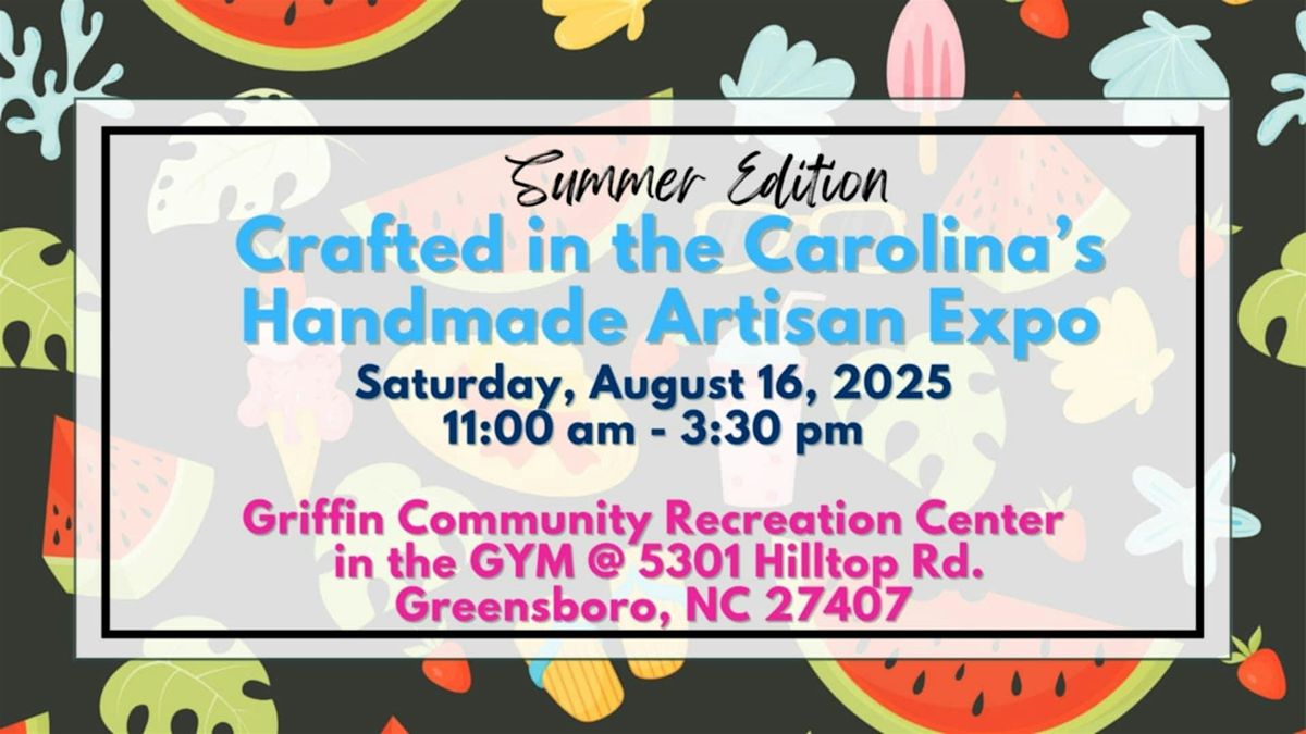 Crafted in the Carolinas, 16 August | Event in Greensboro | AllEvents