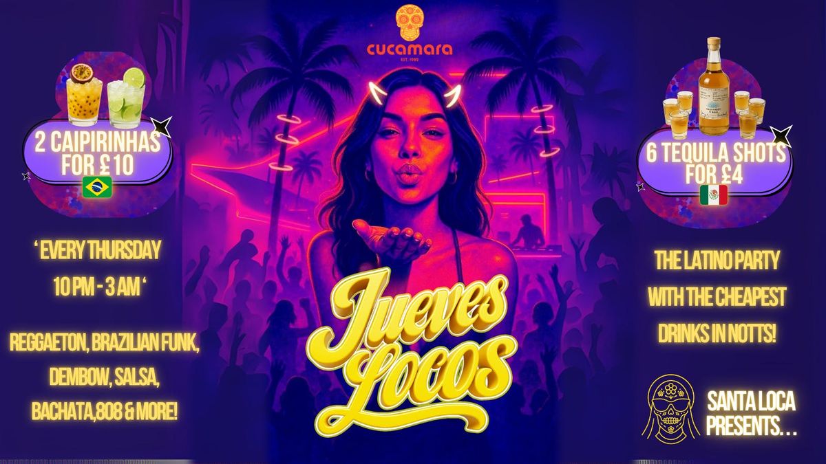 Jueves Locos! - Santa Loca Latino Party, 25 September | Event in Nottingham | AllEvents