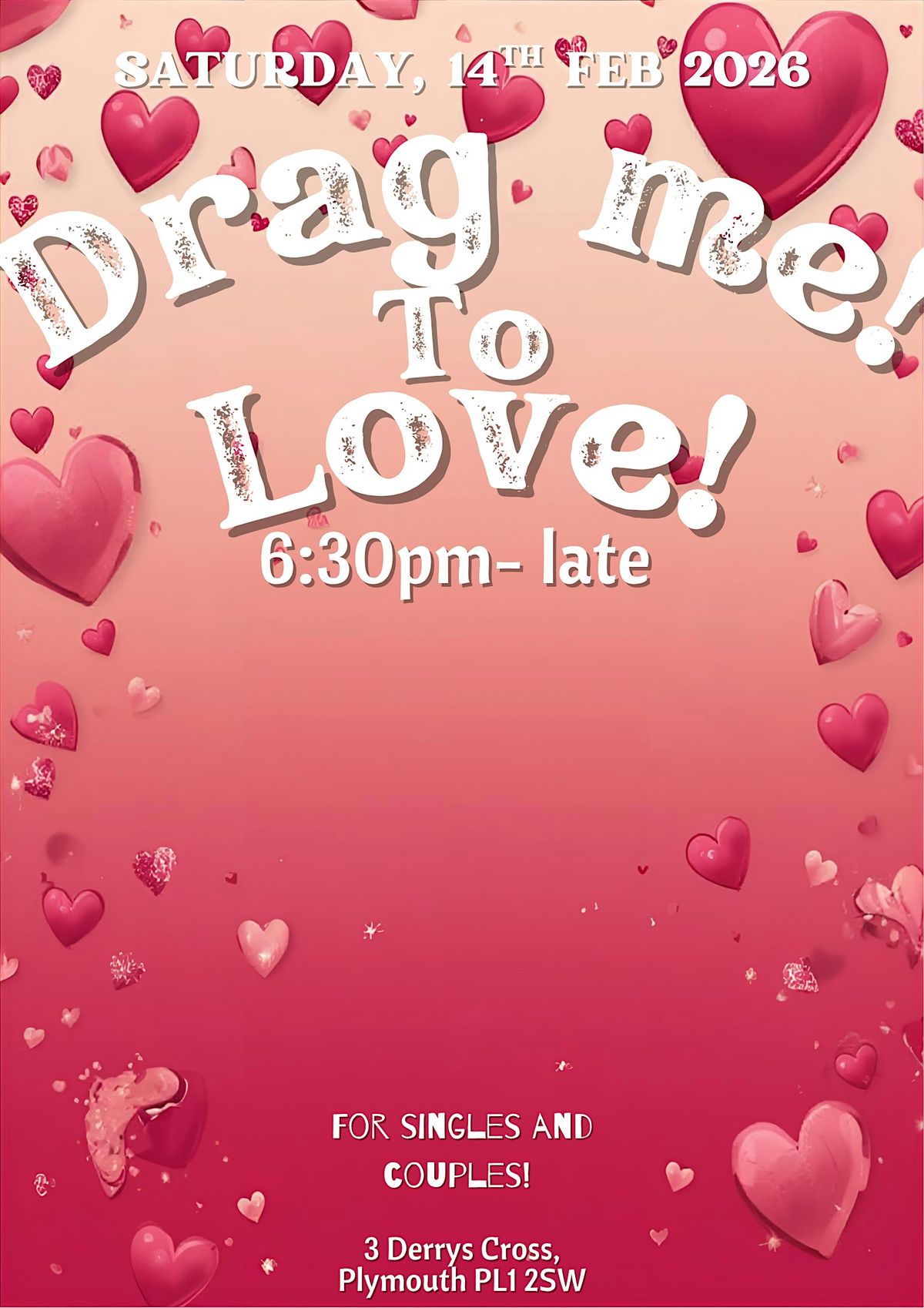 Drag me to Love - Drag special, 14 February | Event in Plymouth | AllEvents