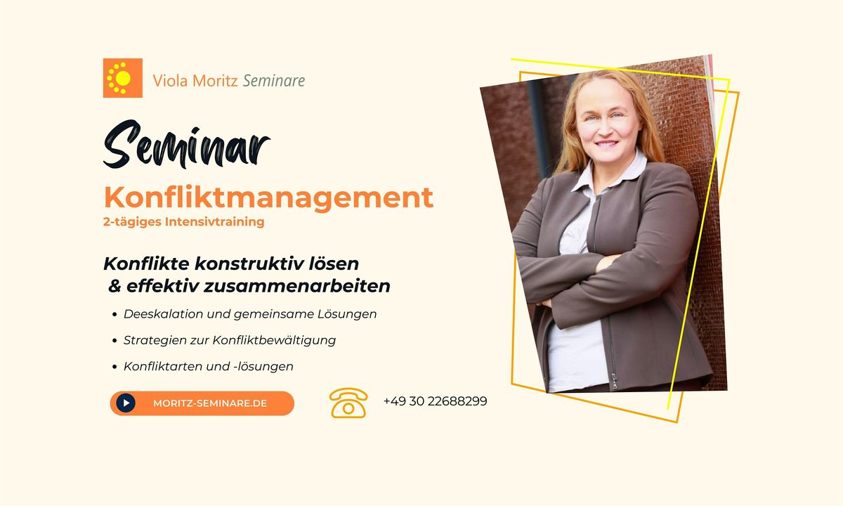 Seminar Konfliktmanagement - Konflikte konstruktiv lösen, 15 December | Event in Berlin | AllEvents