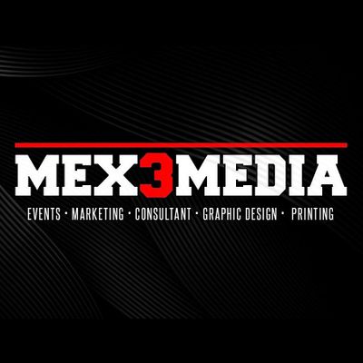 Mex3Media Info 347.528.5537 logo